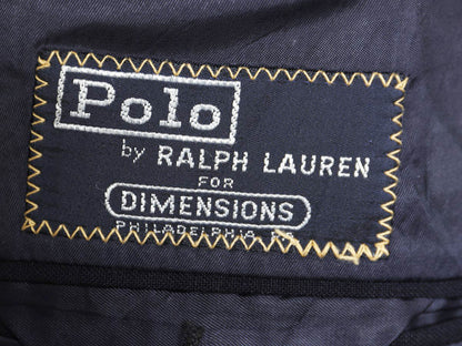 70s USA製 ポロ ラルフローレン テーラード ジャケット メンズ S 程/ ヴィンテージ スーツ ブレザー サマー ウール 紺ブレ 素材 きれいめ
