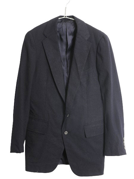 70s USA製 ポロ ラルフローレン テーラード ジャケット メンズ S 程/ ヴィンテージ スーツ ブレザー サマー ウール 紺ブレ 素材 きれいめ