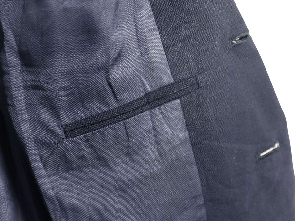 70s USA製 ポロ ラルフローレン テーラード ジャケット メンズ S 程/ ヴィンテージ スーツ ブレザー サマー ウール 紺ブレ 素材 きれいめ