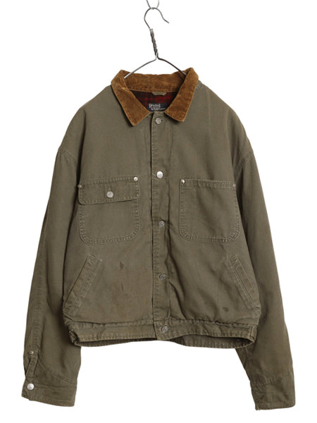 80s USA製 ★ ポロ ラルフローレン ダック トラッカー ジャケット メンズ L 古着 ヴィンテージ ワーク ブランケット ライナー付き コットン