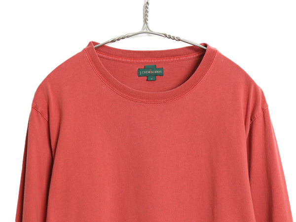 ジェイクルー 無地 長袖 Tシャツ メンズ M / 復刻 巨人タグ ロンT ロングスリーブ カットソー ブランク コットン ヘビーウェイト シンプル
