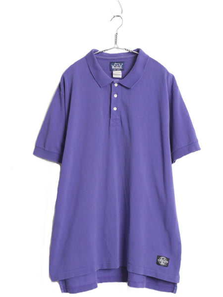 80s ウールリッチ 鹿の子 半袖 ポロシャツ メンズ XL / ヴィンテージ 半袖シャツ コットン カットソー ゆったり ワンポイント 大きいサイズ