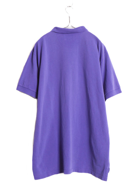 80s ウールリッチ 鹿の子 半袖 ポロシャツ メンズ XL / ヴィンテージ 半袖シャツ コットン カットソー ゆったり ワンポイント 大きいサイズ