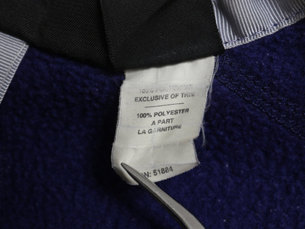 00s USA製 パタゴニア シンチラ ベスト レディース M 古着 01年製 オールド フリース フルジップ ハイネック アウトドア 重ね着 前開き 青