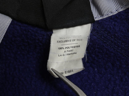 00s USA製 パタゴニア シンチラ ベスト レディース M 古着 01年製 オールド フリース フルジップ ハイネック アウトドア 重ね着 前開き 青