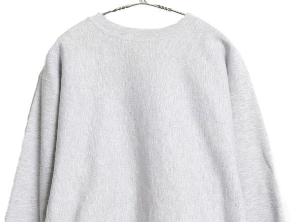 00s チャンピオン リバースウィーブ スウェット メンズ XL / オールド 目無し 裏起毛 トレーナー 無地 大きいサイズ 霜降りグレー シンプル