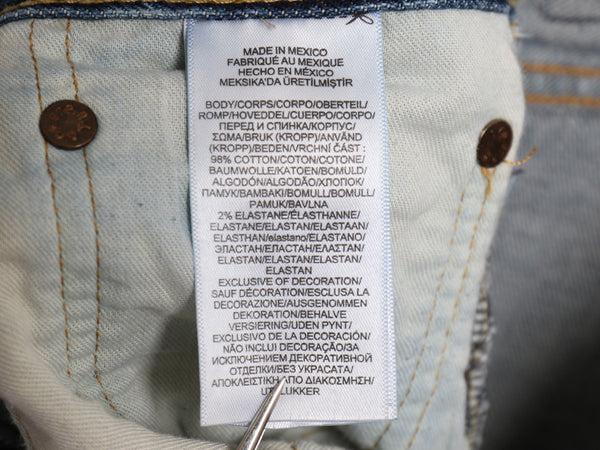 ポロ ラルフローレン デニム パンツ メンズ 32 32 ヴィンテージ 加工 ジーンズ ジーパン スリム ストレート 革パッチ ボトムス ヒゲ アタリ