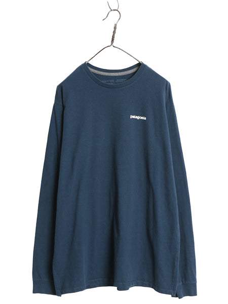 パタゴニア 両面 プリント 長袖 Tシャツ メンズ L / 20年製 アウトドア ロンT ロングスリーブ P6 バックプリント ボックスロゴ カットソー