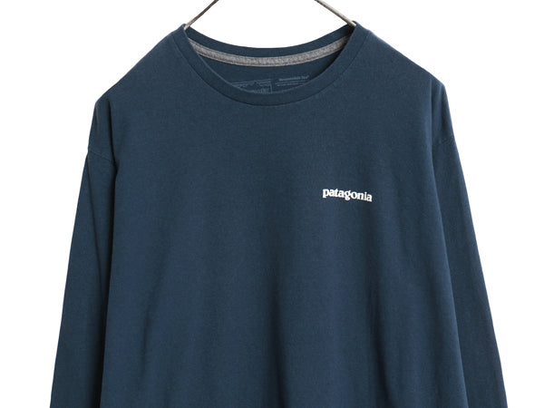 パタゴニア 両面 プリント 長袖 Tシャツ メンズ L / 20年製 アウトドア ロンT ロングスリーブ P6 バックプリント ボックスロゴ カットソー