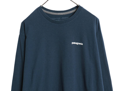 パタゴニア 両面 プリント 長袖 Tシャツ メンズ L / 20年製 アウトドア ロンT ロングスリーブ P6 バックプリント ボックスロゴ カットソー