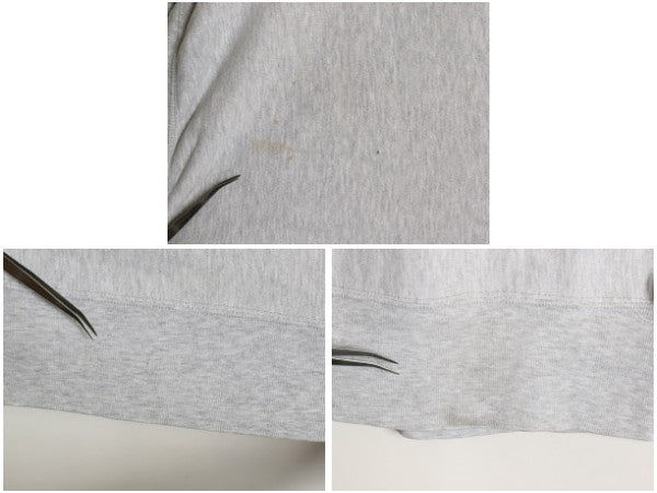 90s USA製 チャンピオン リバースウィーブ カレッジ プリント スウェット メンズ XL / オールド トレーナー 裏起毛 グレー 大きいサイズ 灰