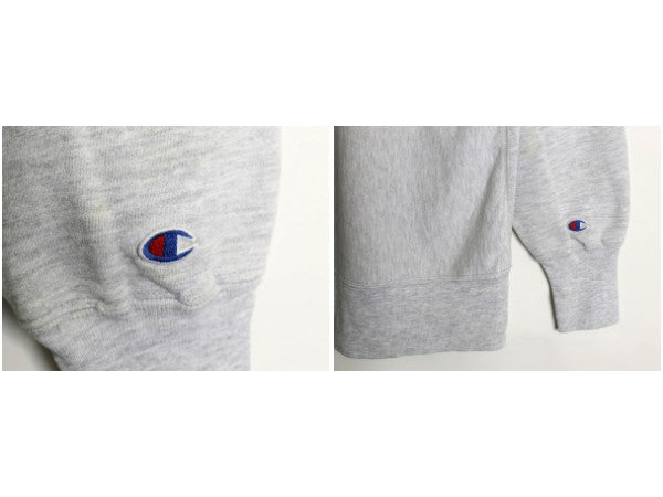 90s USA製 チャンピオン リバースウィーブ カレッジ プリント スウェット メンズ XL / オールド トレーナー 裏起毛 グレー 大きいサイズ 灰