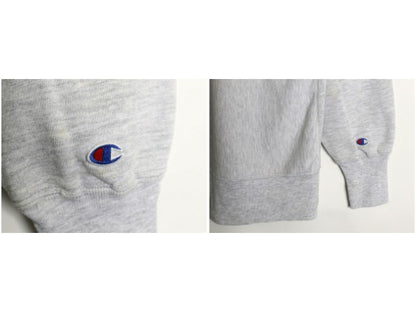 90s USA製 チャンピオン リバースウィーブ カレッジ プリント スウェット メンズ XL / オールド トレーナー 裏起毛 グレー 大きいサイズ 灰