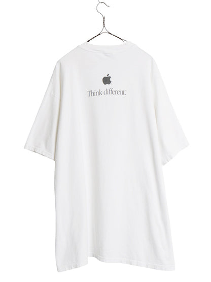 90s ★ アップル iMac Yum イラスト プリント Tシャツ メンズ XXL / オールド 企業物 当時物 コンピューター グラフィック 大きいサイズ 白