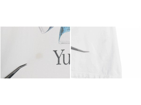 90s ★ アップル iMac Yum イラスト プリント Tシャツ メンズ XXL / オールド 企業物 当時物 コンピューター グラフィック 大きいサイズ 白