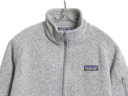 パタゴニア ベターセーター ハーフジップ レディース M 18年製 アウトドア 裏起毛 フリース セーター プルオーバー ジャケット ブルゾン 灰