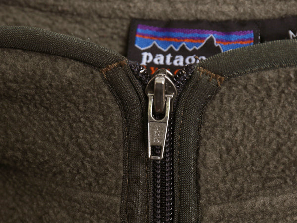 00s ★ パタゴニア マースピアル シンチラ フリース ジャケット メンズ M / 01年製 オールド プルオーバー ブルゾン ハーフジップ カーキ