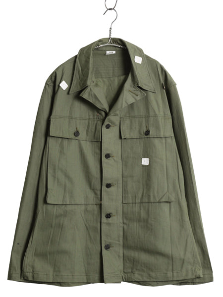 デッドストック 40s ★ 米軍実物 US ARMY M-43 ヘリンボーン ジャケット メンズ 38 ヴィンテージ ミリタリー ユーティリティ HBT 13スター
