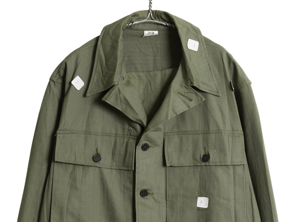 デッドストック 40s ★ 米軍実物 US ARMY M-43 ヘリンボーン ジャケット メンズ 38 ヴィンテージ ミリタリー ユーティリティ HBT 13スター