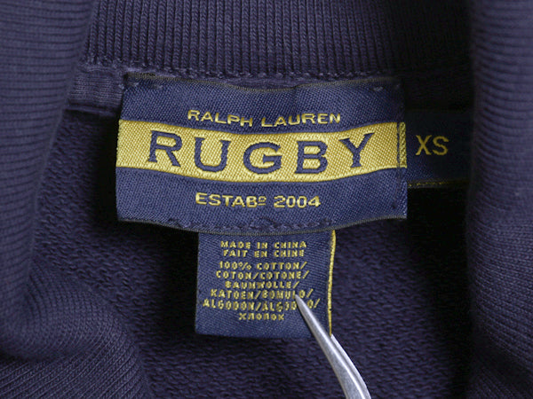 ラグビー ラルフローレン ショールカラー 2段 プリント スウェット レディース XS トレーナー 裏起毛 なし ヴィンテージ モデル タイガー 