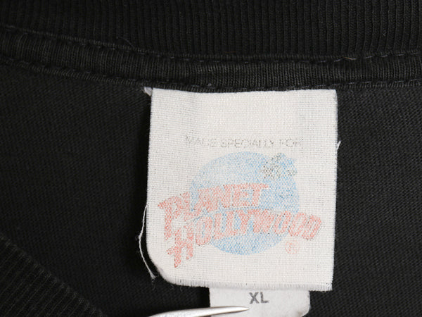 90s ★ アイリッシュ ジョーク イラスト プリント Tシャツ メンズ XL 古着 オールド シングルステッチ キャラクター 大きいサイズ ブラック