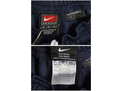 00s ナイキ バスケットボール ショーツ メンズ M オールド カレッジ ワッペン メッシュ バスパン ショートパンツ ライナー付き スウッシュ