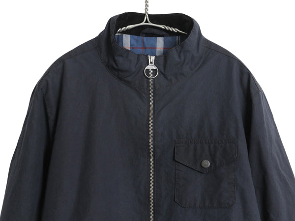 バブアー シティ ワックス ジャケット メンズ S ハイネック フルジップ ブルゾン ジャンパー オイルド ノンオイルド ショート丈 3ワラント