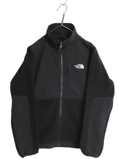 ノースフェイス デナリ ジャケット レディース M / 古着 アウトドア フリース ナイロン フルジップ ハイネック ブルゾン アウター ブラック