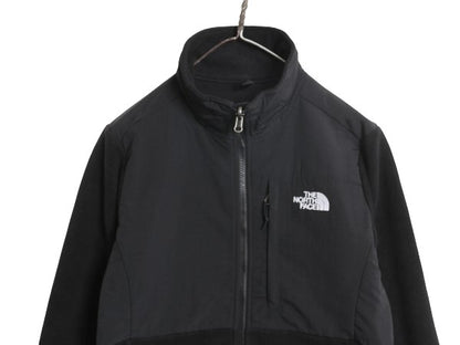 ノースフェイス デナリ ジャケット レディース M / 古着 アウトドア フリース ナイロン フルジップ ハイネック ブルゾン アウター ブラック