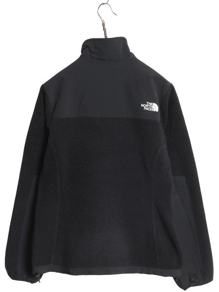 ノースフェイス デナリ ジャケット レディース M / 古着 アウトドア フリース ナイロン フルジップ ハイネック ブルゾン アウター ブラック