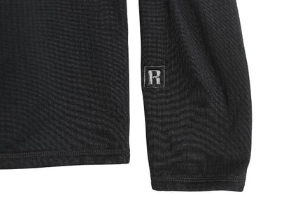 パタゴニア R1 プルオーバー メンズ XL / 12年製 カットソー レギュレーター ストレッチ 裏 フリース ハーフジップ ロンT 大きいサイズ 黒