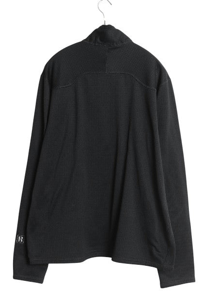 パタゴニア R1 プルオーバー メンズ XL / 12年製 カットソー レギュレーター ストレッチ 裏 フリース ハーフジップ ロンT 大きいサイズ 黒