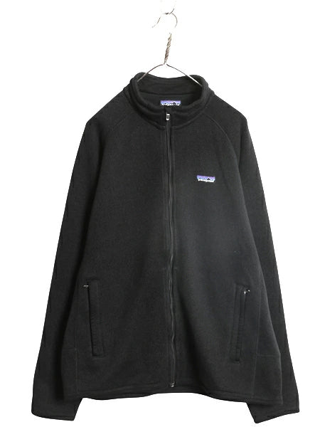 パタゴニア ベターセーター ジャケット メンズ L / 古着 12年製 フリース セーター フルジップ ブルゾン ハイネック アウトドア ブラック