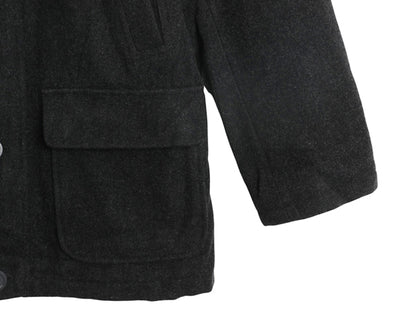 エルエルビーン ウール ハーフ コート メンズ L / 中綿 キルティング ライナー付き ハンティング ジャケット フルジップ ヘビーウェイト 