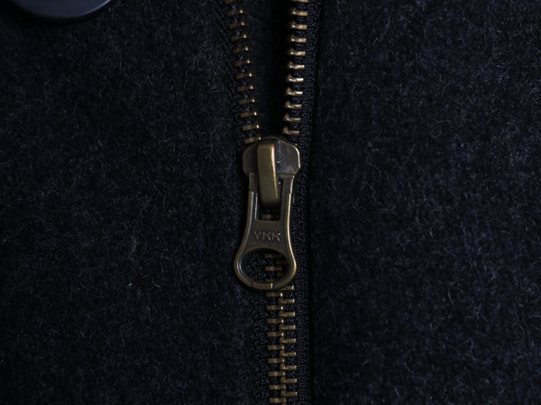 エルエルビーン ウール ハーフ コート メンズ L / 中綿 キルティング ライナー付き ハンティング ジャケット フルジップ ヘビーウェイト 