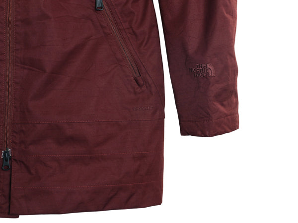 US企画 ノースフェイス Dryvent 中綿 ナイロン マウンテンパーカー ジャケット レディース M / 古着 アウトドア ハーフ コート ジャンパー 