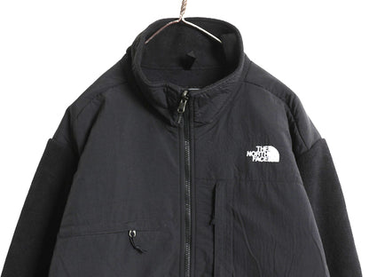 ノースフェイス デナリ ジャケット メンズ XL / アウトドア フリース ナイロン ブルゾン フルジップ ハイネック アウター 黒 大きいサイズ