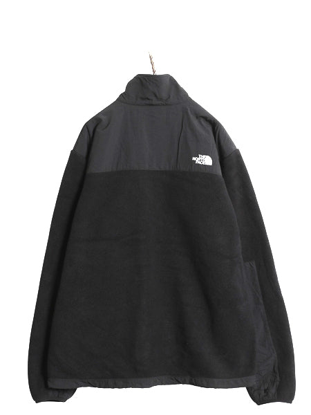 ノースフェイス デナリ ジャケット メンズ XL / アウトドア フリース ナイロン ブルゾン フルジップ ハイネック アウター 黒 大きいサイズ