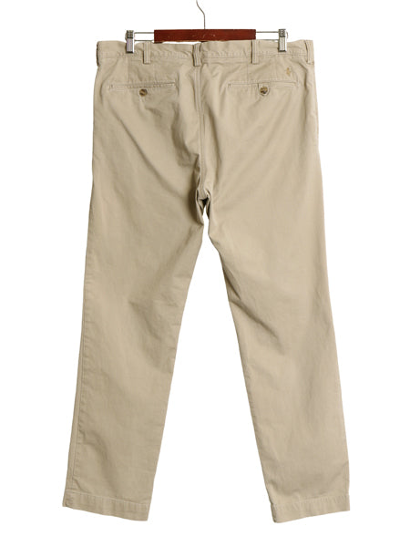 ポロ ラルフローレン チノ パンツ メンズ 36 32 / STRETCH SLIM FIT スラックス ノータック ストレート チノパン アーミー タイプ ボトムス