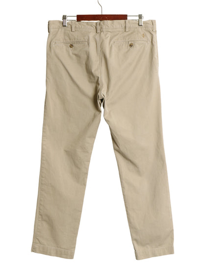 ポロ ラルフローレン チノ パンツ メンズ 36 32 / STRETCH SLIM FIT スラックス ノータック ストレート チノパン アーミー タイプ ボトムス