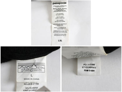 パタゴニア シンチラ アルパイン ハット メンズ レディース L XL 17年製 フリース  ビーニー 帽子 ワッチ 大きいサイズ シンプル 黒  防寒