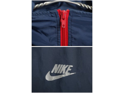 80s ナイキ ハーフジップ ナイロン ジャケット メンズ レディース M / ヴィンテージ 紺タグ プルオーバー ブルゾン スウッシュ パッカブル