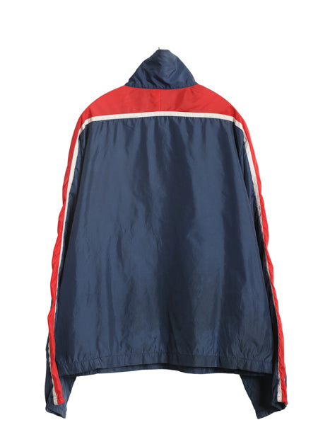 80s ナイキ ハーフジップ ナイロン ジャケット メンズ レディース M / ヴィンテージ 紺タグ プルオーバー ブルゾン スウッシュ パッカブル