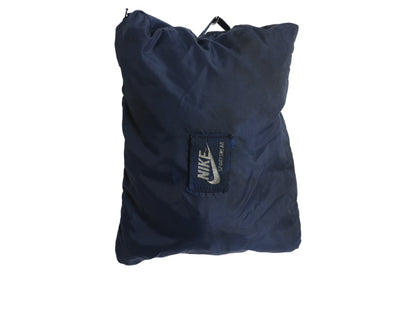 80s ナイキ ハーフジップ ナイロン ジャケット メンズ レディース M / ヴィンテージ 紺タグ プルオーバー ブルゾン スウッシュ パッカブル
