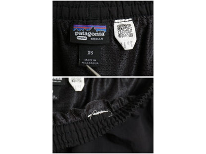 パタゴニア バギーズ ショーツ レディース XS アウトドア ナイロン スイム サーフ ショートパンツ 短パン 水陸両用 海パン インナー付き 黒