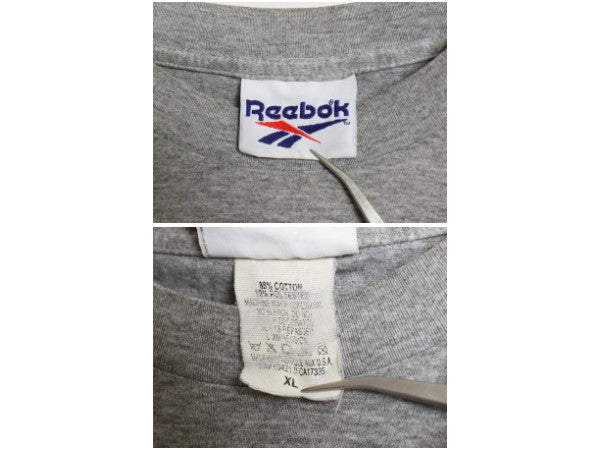 90s リーボック シャキール オニール プリント 半袖 Tシャツ メンズ XL オールド NBA バスケ カットソー グラフィック アート 大きいサイズ