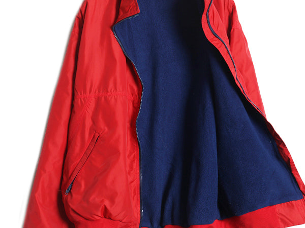 90s USA製 ★ パタゴニア シェルド キャプリーン ジャケット メンズ L オールド 90年製 ナイロン 裏 フリース ジャンパー シンチラ 赤 廃盤