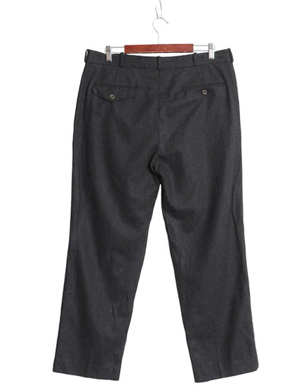 00s ポロ ラルフローレン スラックス パンツ メンズ 36 30 / オールド ウール カシミヤ 混 ツータック ストレート トラウザー 5ポケット 黒