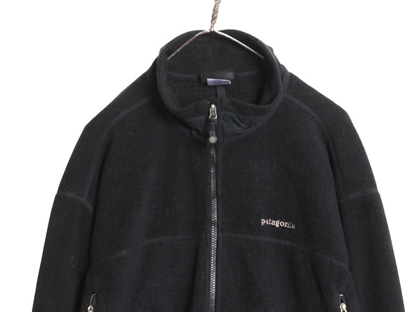 00s パタゴニア R3 ラディアント フリース ジャケット メンズ XXL / 03年製 オールド フルジップ レギュレーター ブルゾン 黒 大きいサイズ
