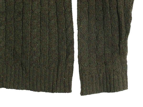 00s ジェイクルー フィッシャーマン ニット セーター メンズ XL / オールド アラン ケーブル コットン ウール 大きいサイズ ヘビーウェイト